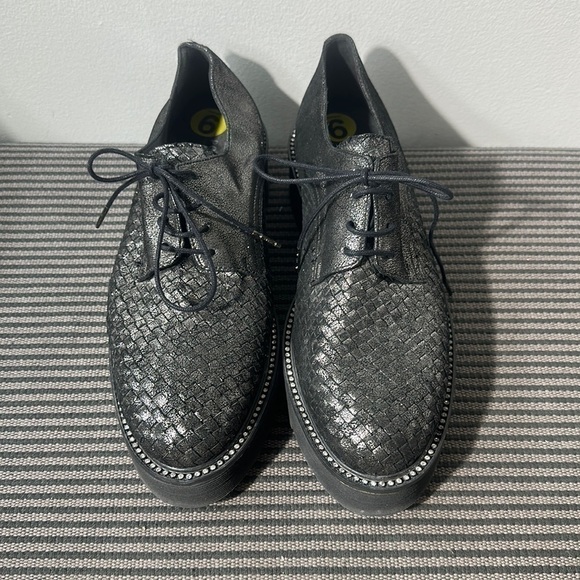 Pons Quintana Shoes - Pons Quintana  Brown Platform Woven Braided Shoes Sneakers